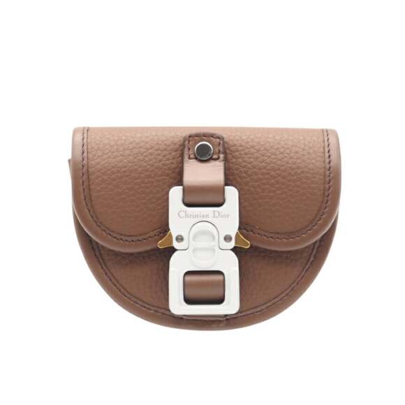 CHRISTIAN DIOR Accessories - Christian Dior Dior Gallop Leather AirPods Case (2ADKH343SOM) - Brown with Co...